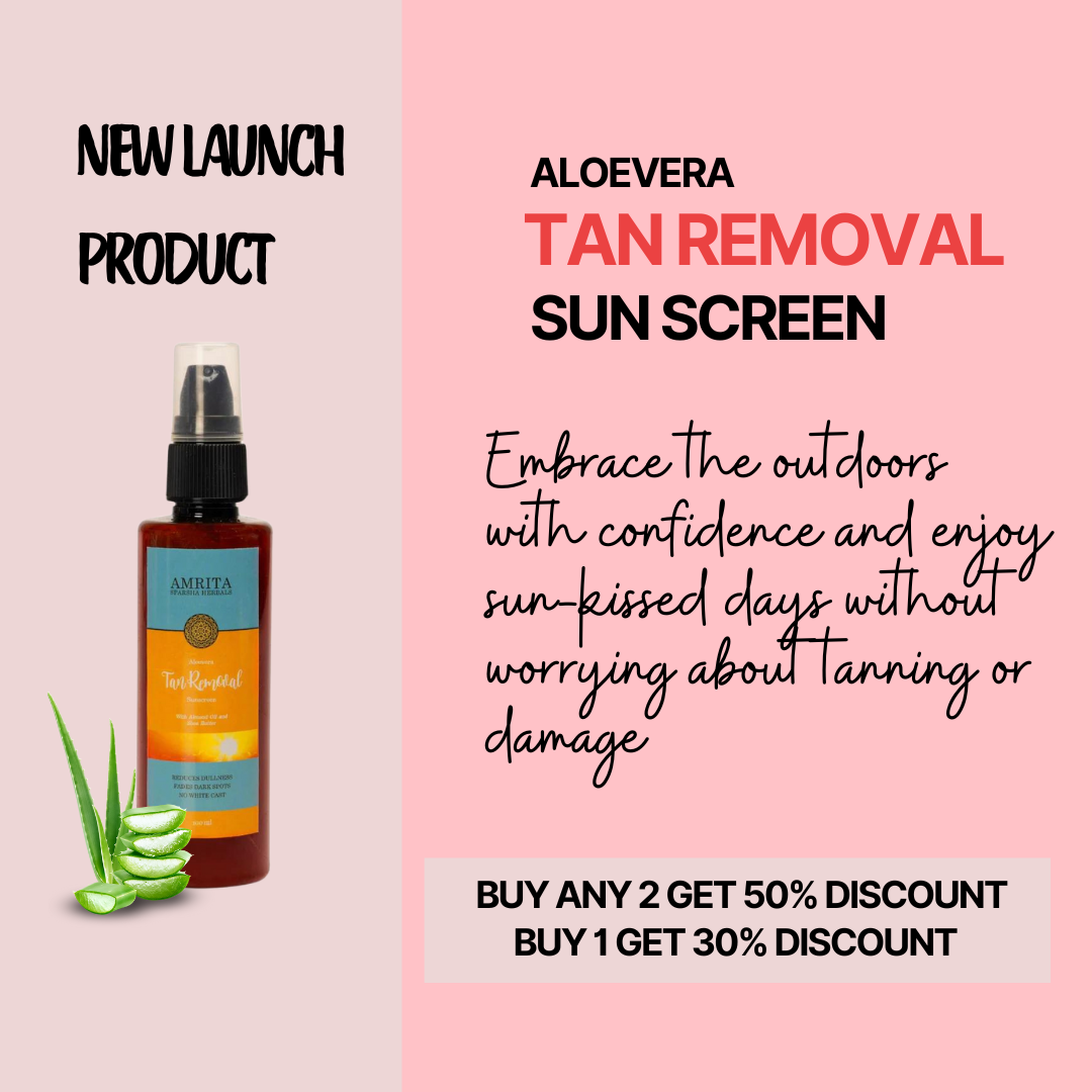 Aloe Vera Tan Removal Sunscreen Lotion